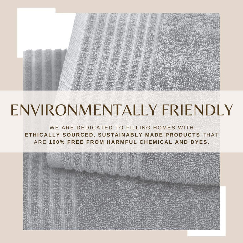 6 Pack Cotton Hand Towels - Kasper Collection