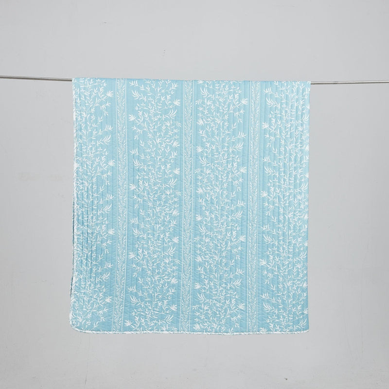 Blue Floral Quilt Set - Senna Collection