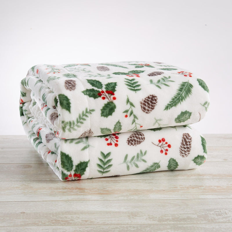 Holiday Sherpa Throw - Esmay Collection