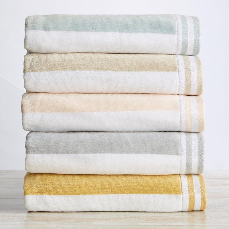Oversized Striped Cabana Beach Towel - Edgartown Collection