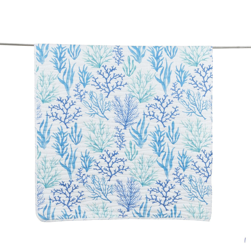 Blue Coral Quilt - Amelia Island
