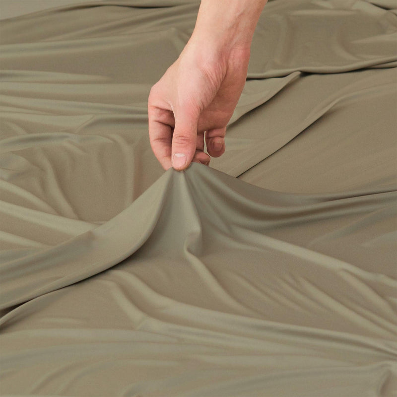 4-Piece Interlock Microfiber Sheet Set - Mackenna Collection