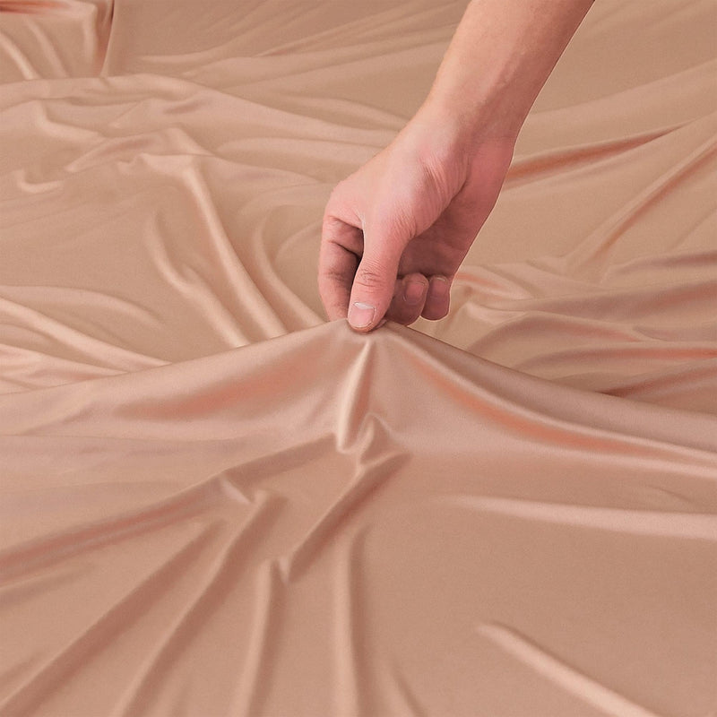 4-Piece Interlock Microfiber Sheet Set - Mackenna Collection