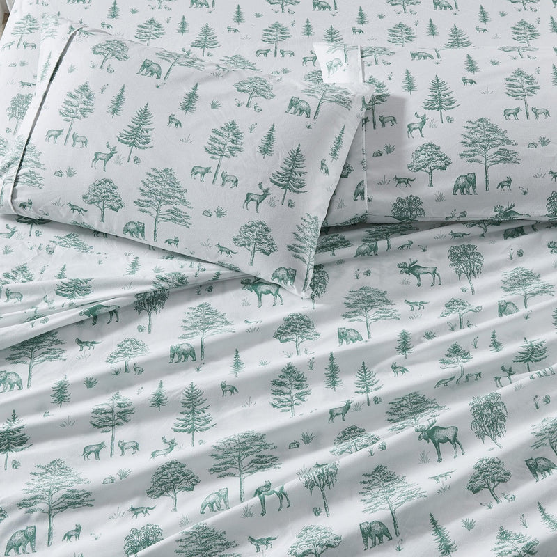 4-Piece Lodge Microfiber Sheet - Mountain Ridge Collection