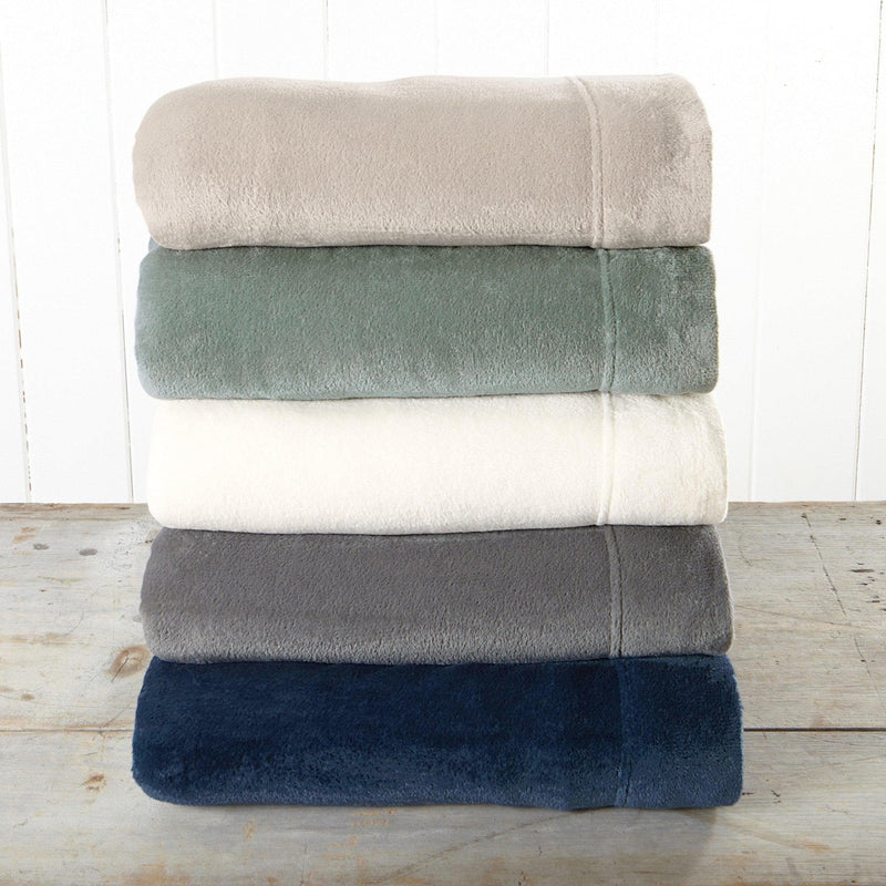 4-Piece Solid Plush Sheet - Velvet Luxe Collection