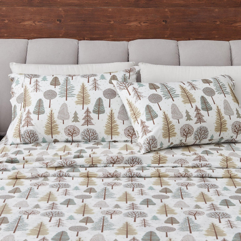 4-Piece Lodge Microfiber Sheet - Mountain Ridge Collection