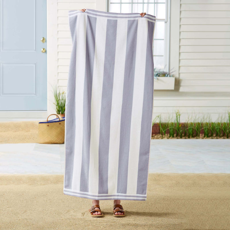 4 Pack Striped Cabana Oversized Beach Towel - Edgartown