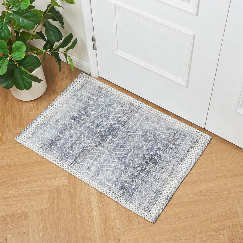 Distressed Moroccan Machine Washable Accent Rug 2' x 3' - Neve Collection
