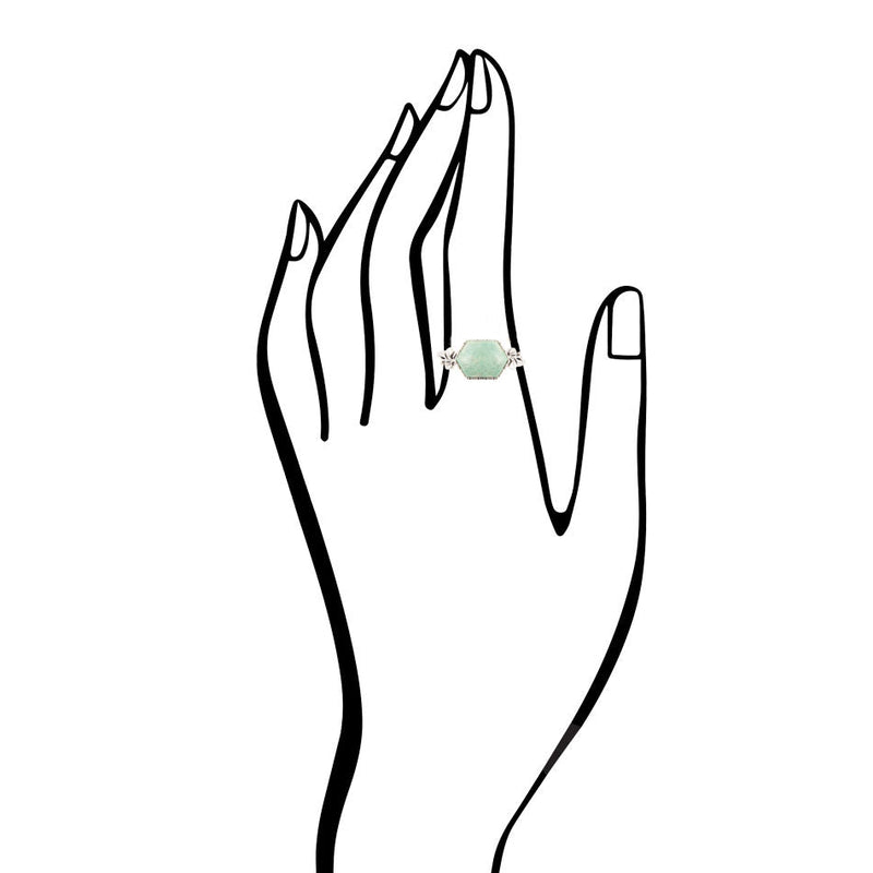 Laurel Turquoise and Sterling Ring