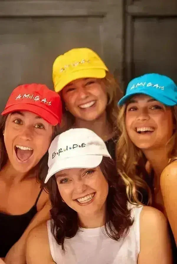 FRIENDS Bachelorette Hats - Bride & Amigas Party Caps | Femstylo