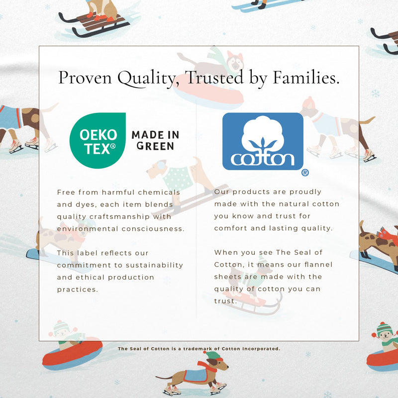 4-Piece Turkish Cotton Flannel Sheet - Whittaker Collection