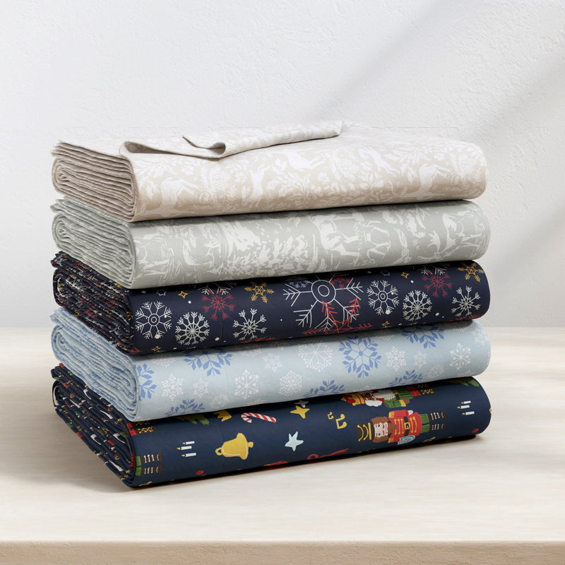 4-Piece Turkish Cotton Flannel Sheet - Lakeview Collection