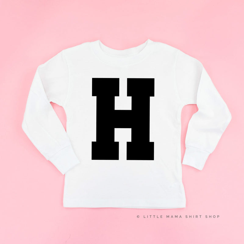 Varsity Initials - Child Long Sleeve Tee