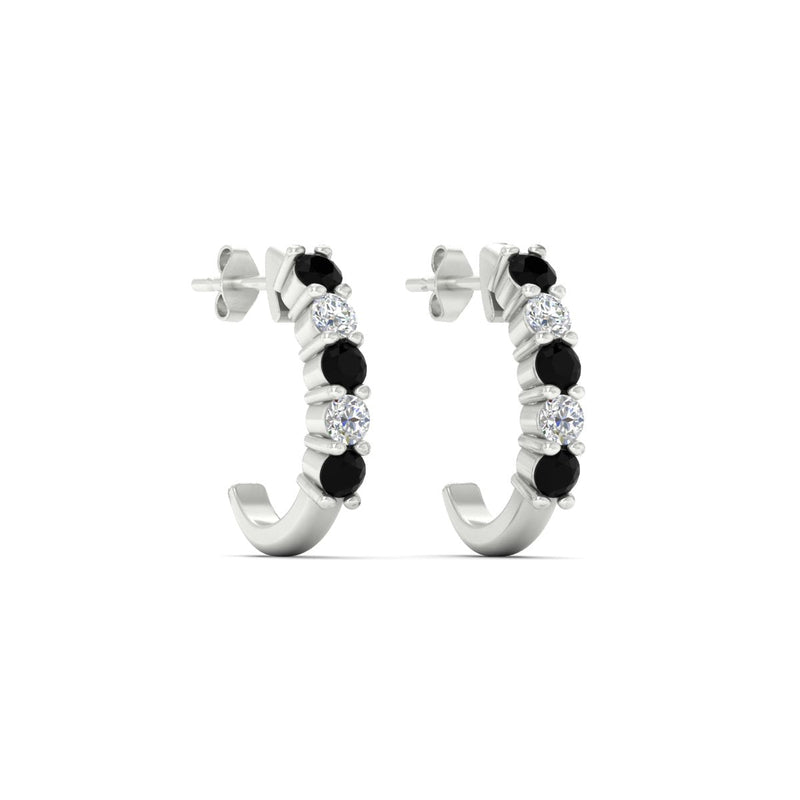Half Huggie Hoop Earring