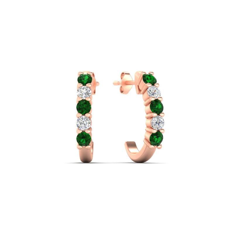 Half Huggie Hoop Earring