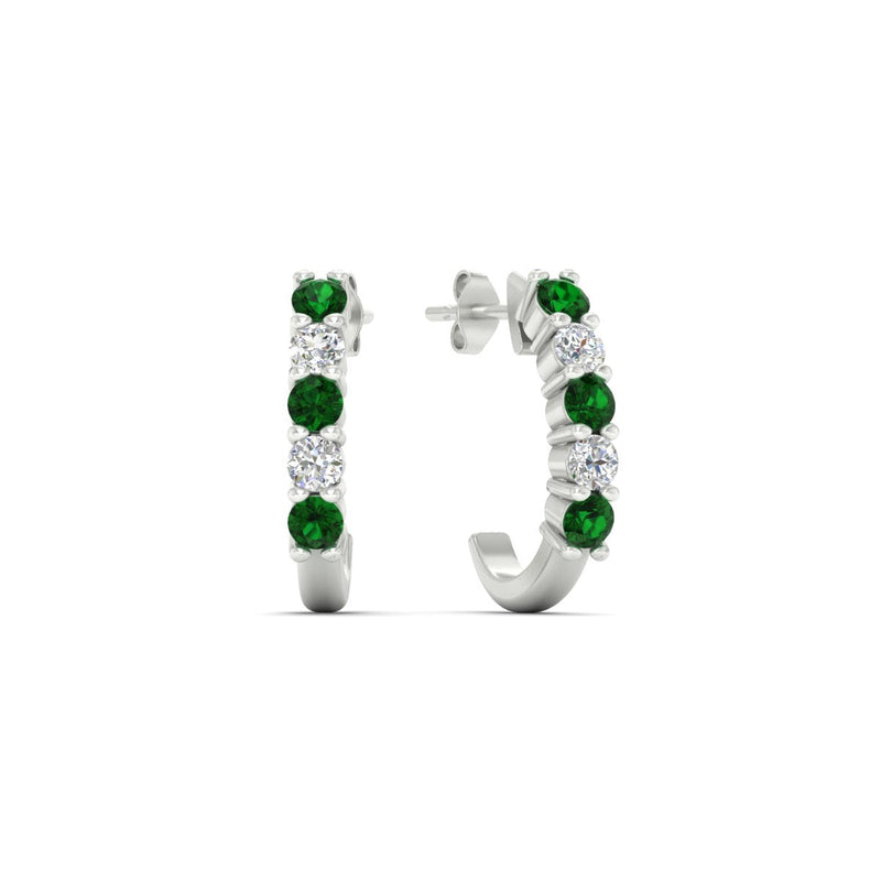 Half Huggie Hoop Earring