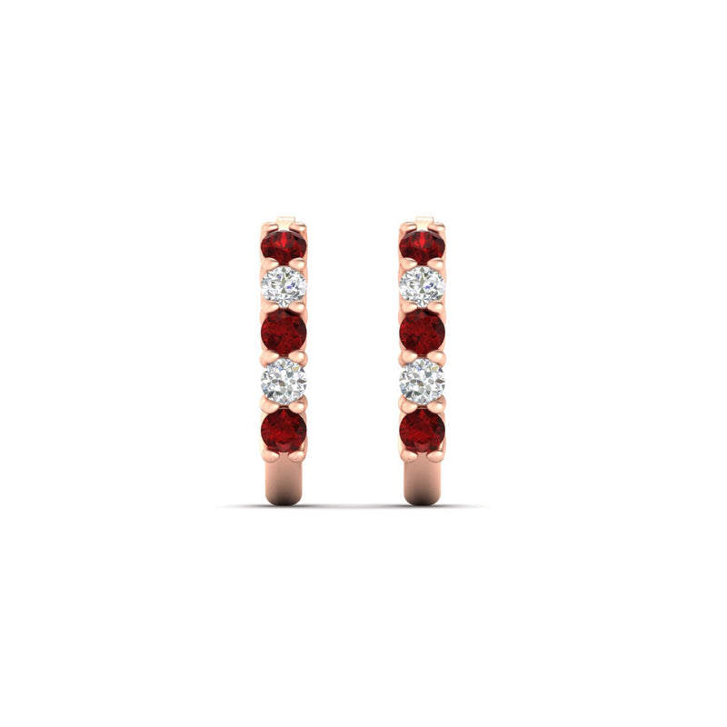 Half Huggie Hoop Earring