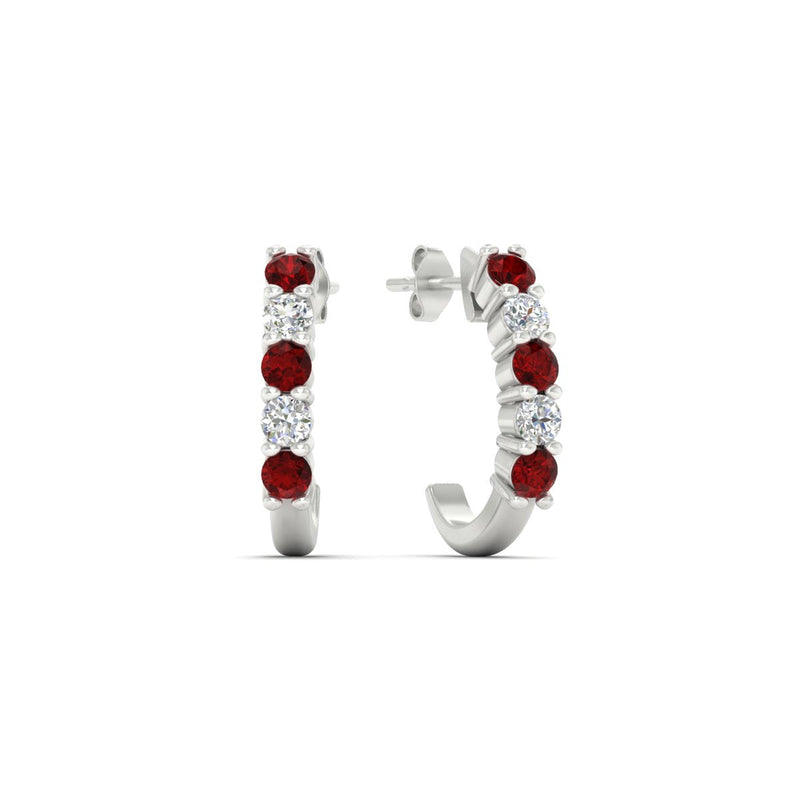 Half Huggie Hoop Earring