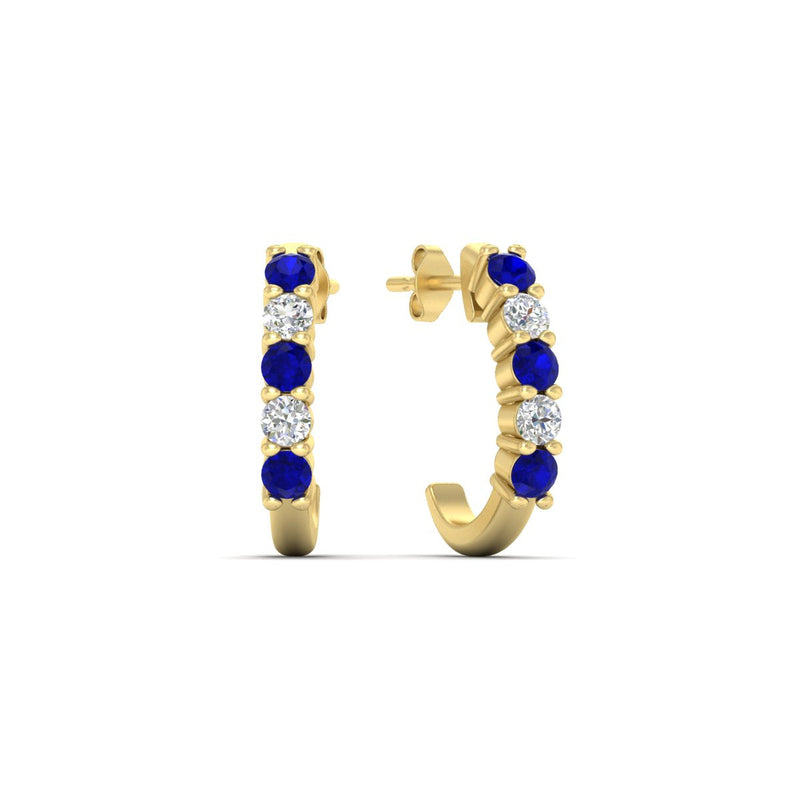 Half Huggie Hoop Earring