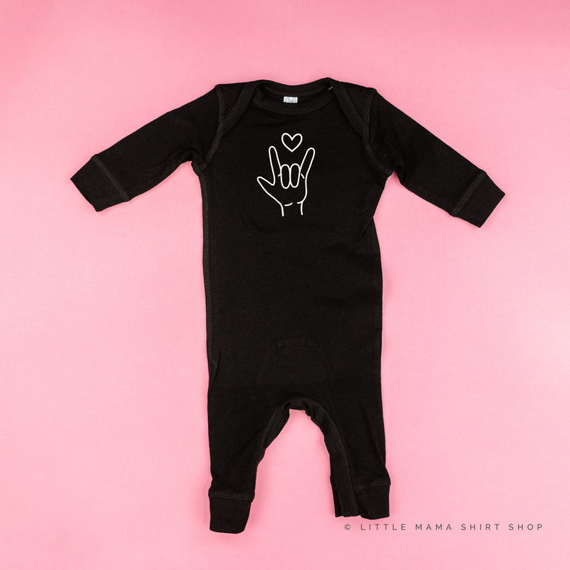 Sign Language - I Love You - Baby Sleeper