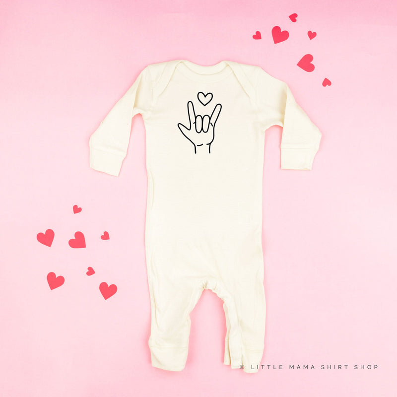 Sign Language - I Love You - Baby Sleeper