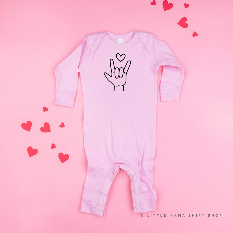 Sign Language - I Love You - Baby Sleeper