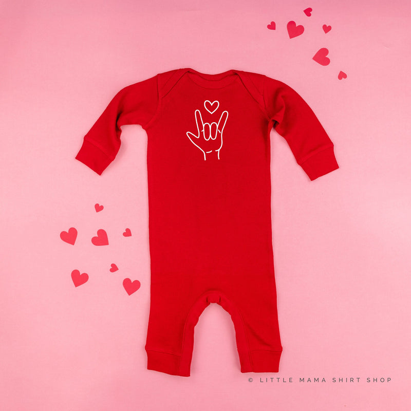 Sign Language - I Love You - Baby Sleeper