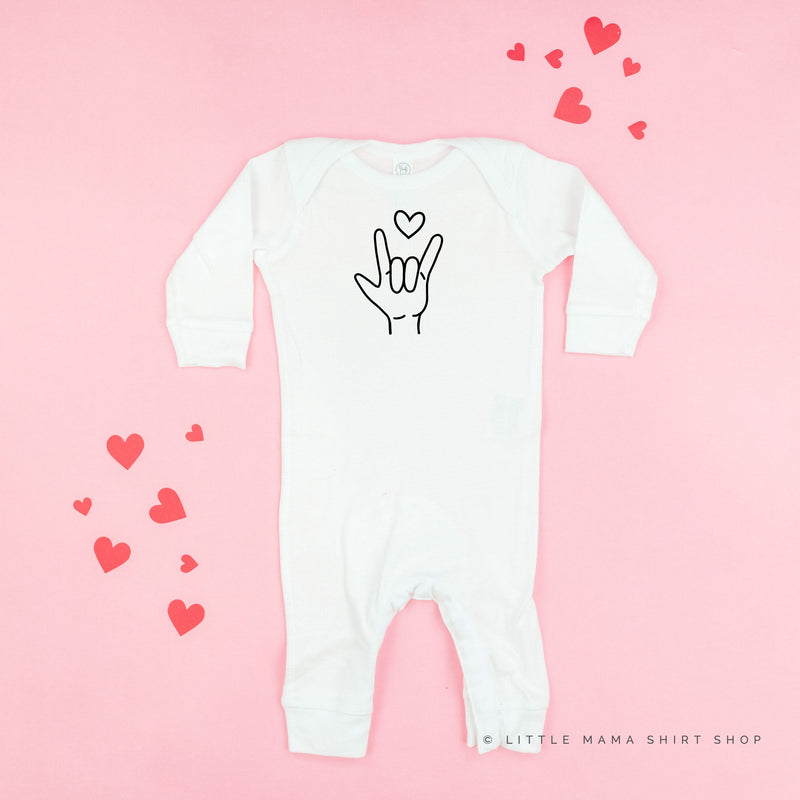 Sign Language - I Love You - Baby Sleeper