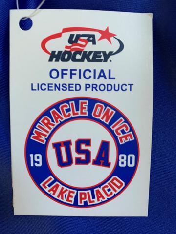 USA Hockey Adult Miracle on Ice 1980 Team Jersey Authentic White Tee