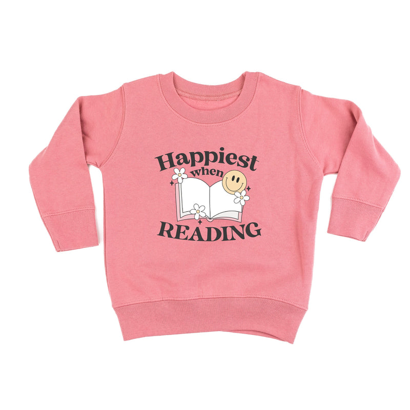 Happiest When Reading - Child Sweater