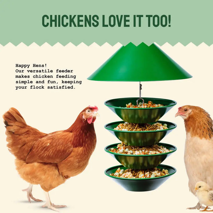 Squirrel-Proof Metal Bird Feeder (Hanging)