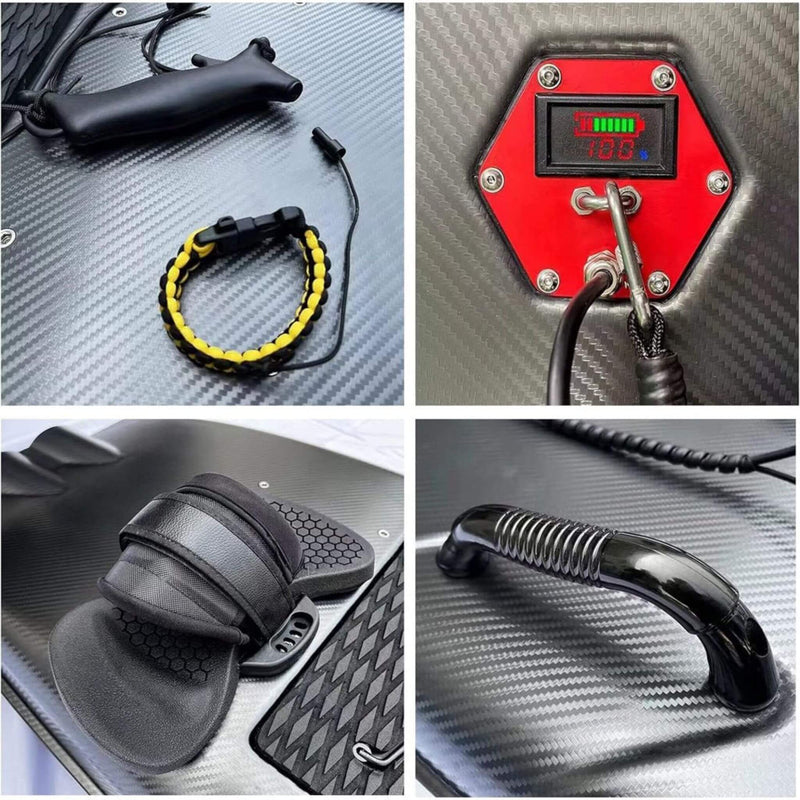 HDT High-Performance 10KW Electric Motorized ABS Water Jet Surfboard (SAK84917)