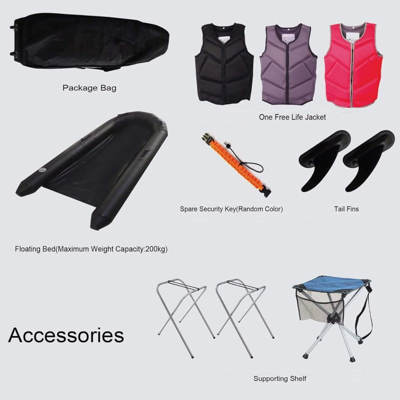 HDT High-Performance 10KW Electric Motorized ABS Water Jet Surfboard (SAK84917)