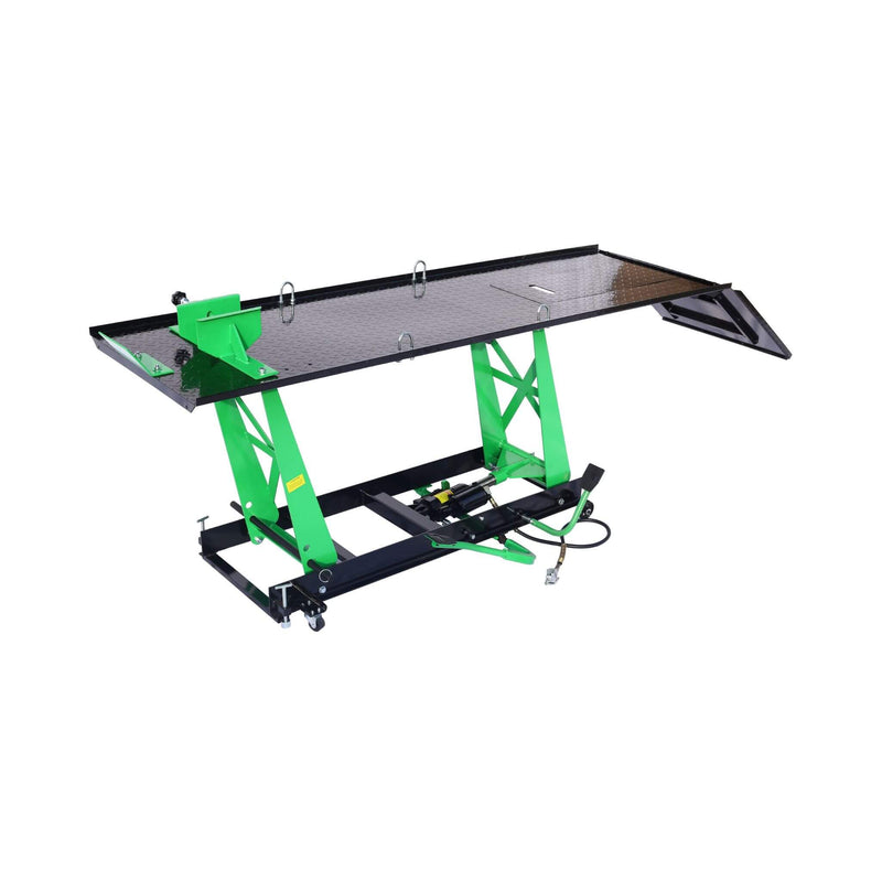 Heavy-Duty 1000LBS Air Hydraulic Motorcycle ATV Lift Jack Table (SAK78351)