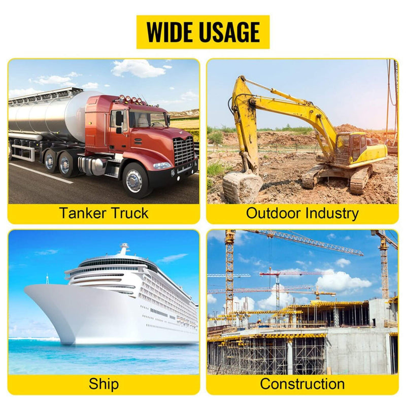 Heavy-Duty 116 Gal Portable Diesel Fuel Transfer Tank With Automatic Pump & Hose (SAK77594)