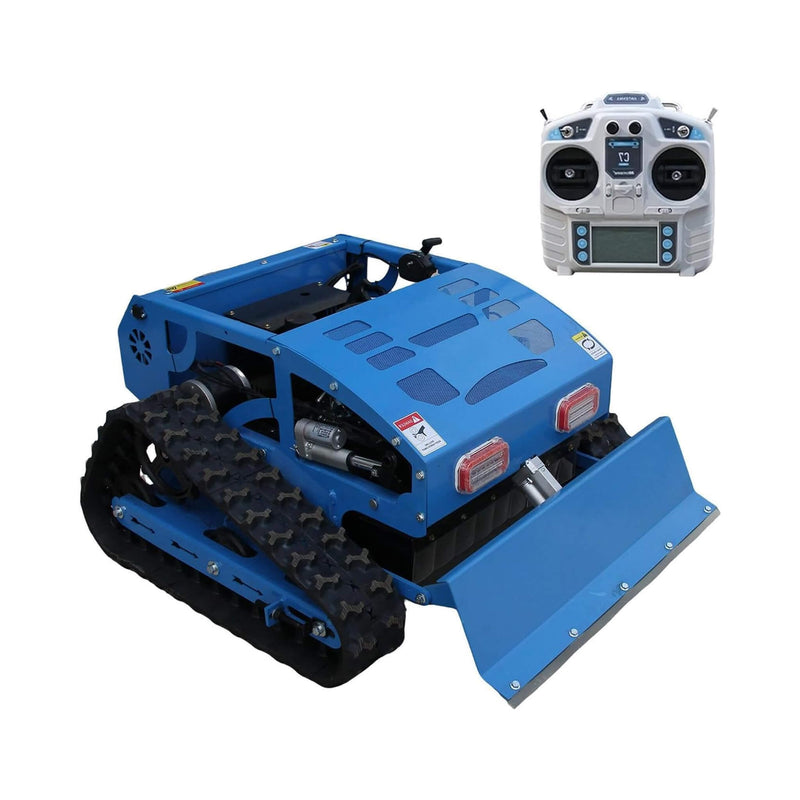 OVK Heavy-Duty 21-Inch 9HP Commercial Remote-Controlled Robotic Lawn Mower With Tracks And Plow (SAK26583)