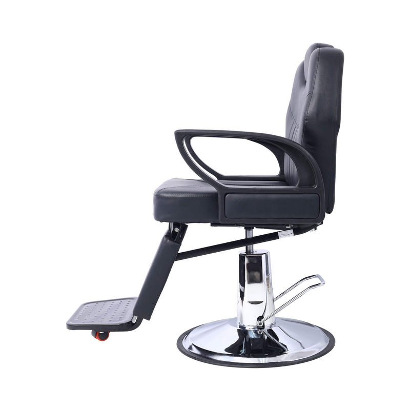 Heavy-Duty All-Purpose Extra Wide PU Leather Hydraulic Reclining Barber Chair (SAK74613)