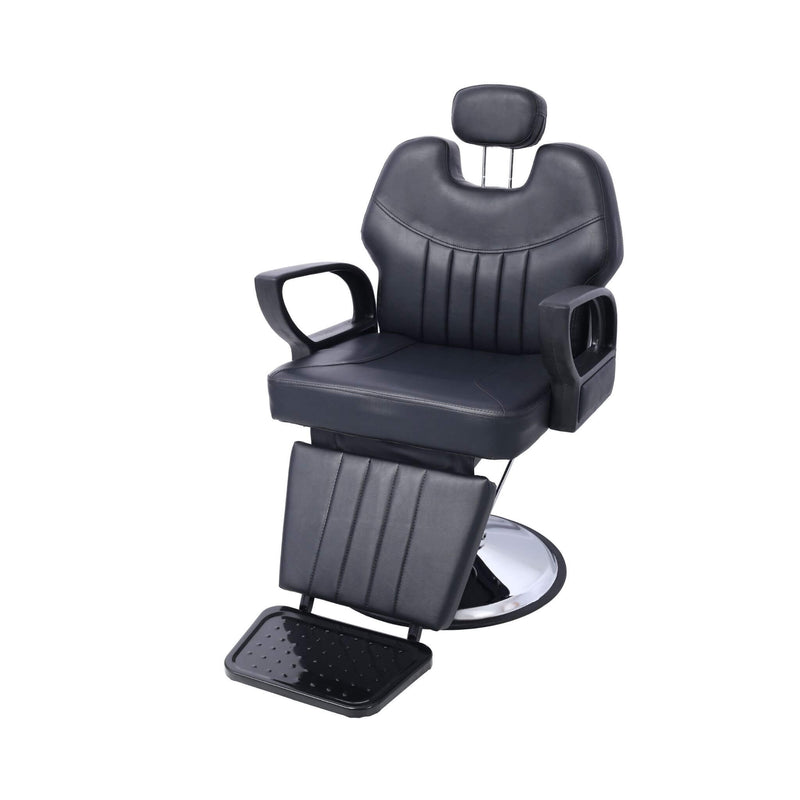 Heavy-Duty All-Purpose Extra Wide PU Leather Hydraulic Reclining Barber Chair (SAK74613)