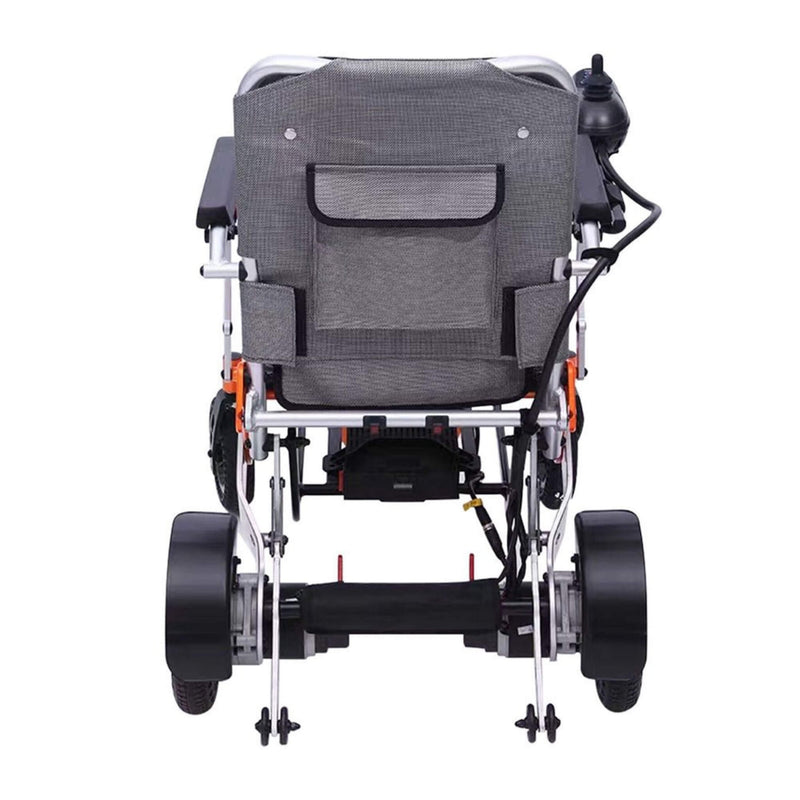 EZG Heavy-Duty All-Terrain Electric Folding Wheelchair, 300LBS (SAK58624)
