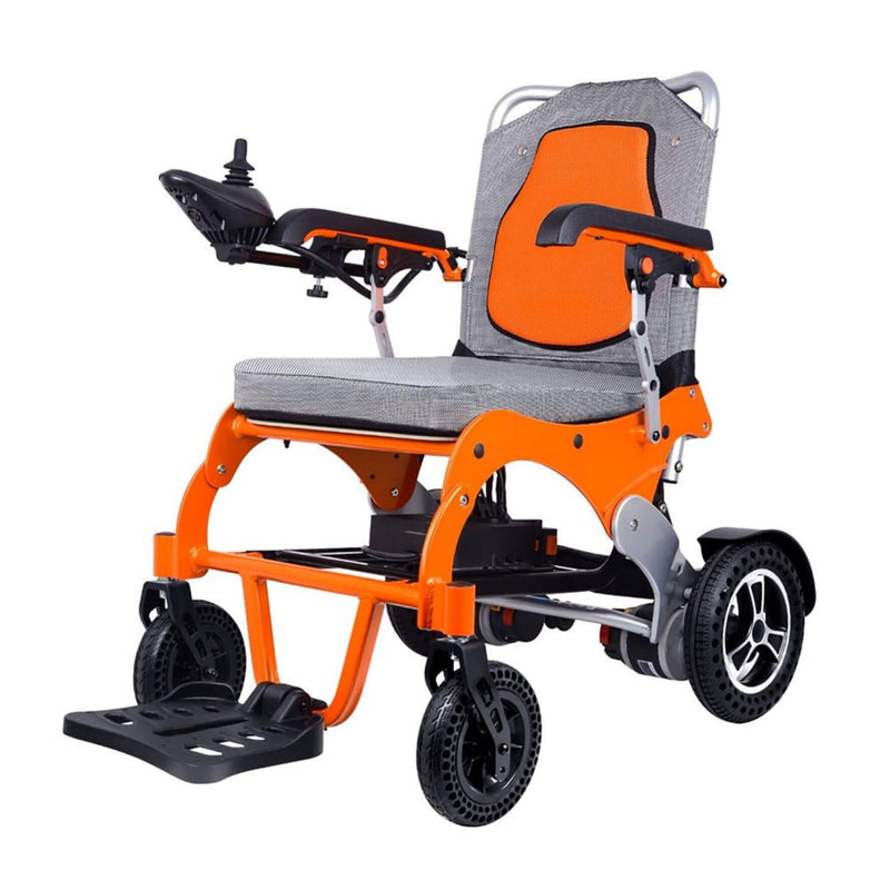 EZG Heavy-Duty All-Terrain Electric Folding Wheelchair, 300LBS (SAK58624)