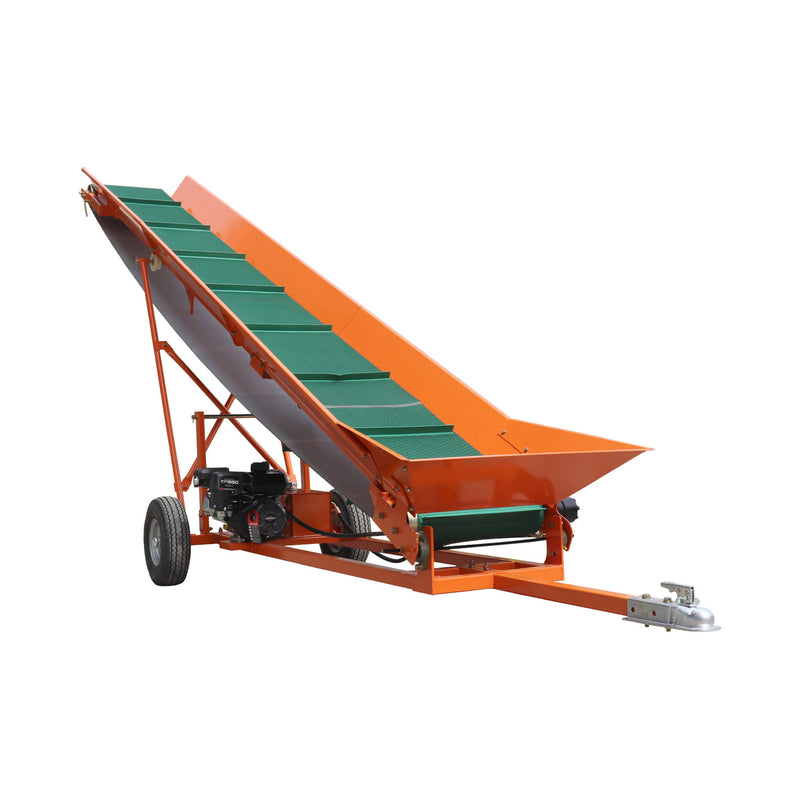 Heavy-Duty Commercial 6.5HP Gasoline Hydraulic High-Speed Wood Conveyor (SAK39524)