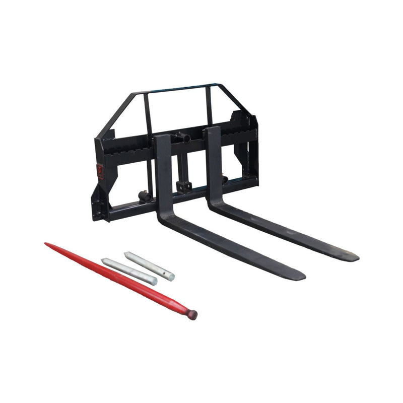 Heavy-Duty Commercial Pallet Fork Frame Hay Attachment (SAK34851)