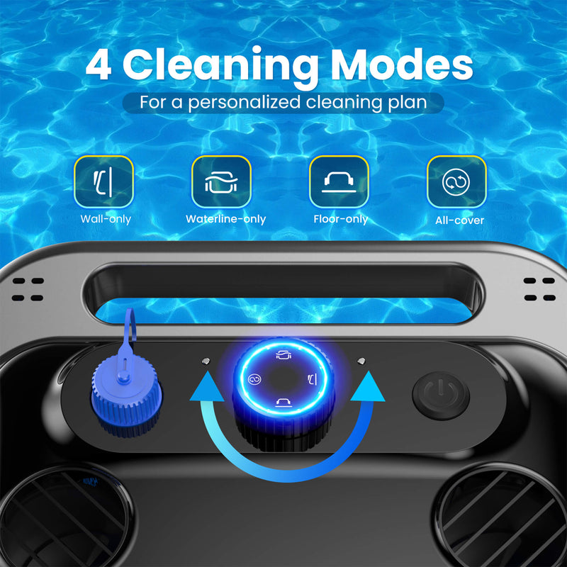 Heavy-Duty Cordless Wall Climbing Robotic Pool Vacuum Cleaner (SAK80239)
