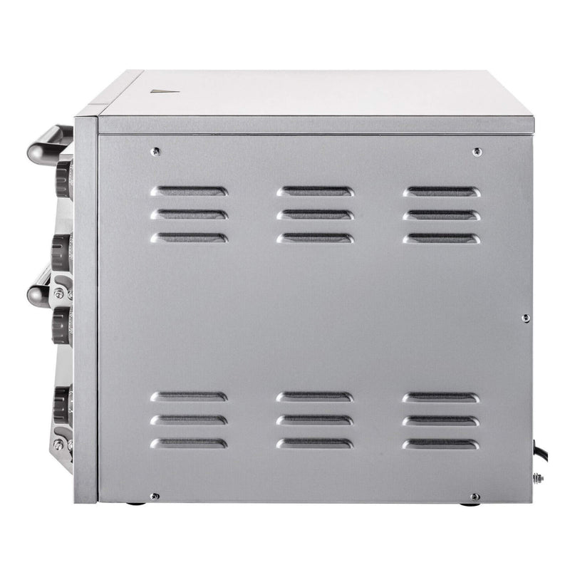 Heavy-Duty Electric Indoor Commercial Countertop Double Deck Pizza Oven, 2000W (SAK36147)