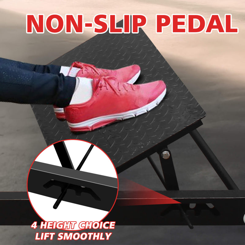 Heavy-Duty High Strength Steel Hip Thruster With Non-Slip Handles And Comfortable Foam Paddings (SAK92581)