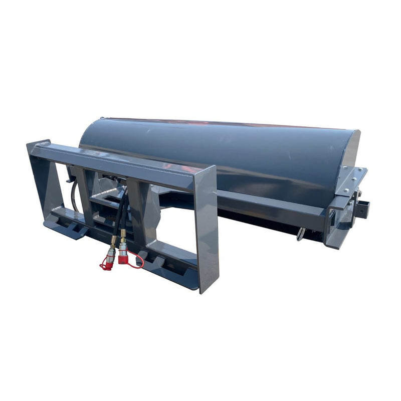 Heavy-Duty Hydraulic Skid Steer Broom Sweeper Loader Attachment, 72" (SAK57418)