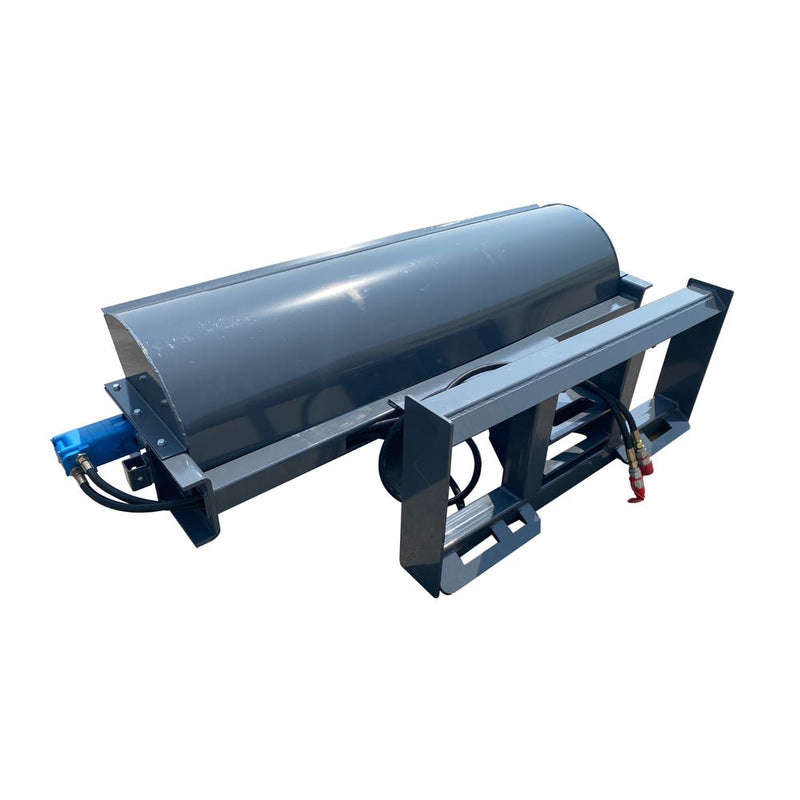 Heavy-Duty Hydraulic Skid Steer Broom Sweeper Loader Attachment, 72" (SAK57418)