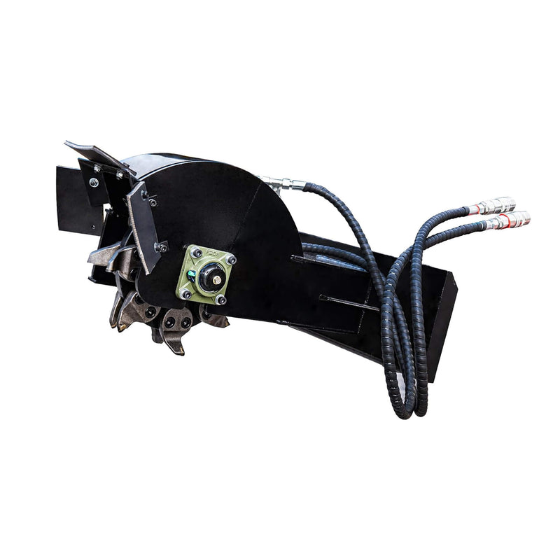 Heavy-Duty Mini Skid Steer Stump Grinder Attachment With Carbide Steel Teeth (SAK57481)