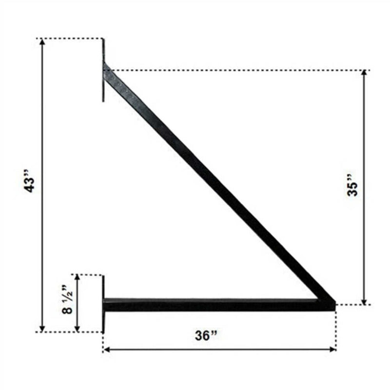 [12-18FT] Heavy-Duty Paris-Style Premium Steel Sliding Driveway Gate (SAK14850)