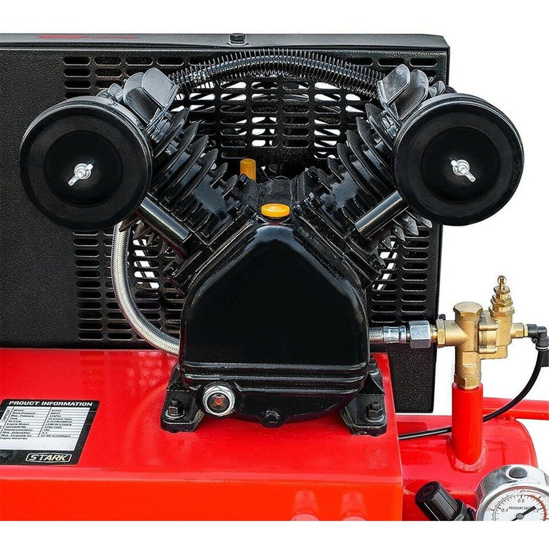 Heavy Duty Portable Gas-Powered Twin Stack Air Compressor Tank, 10 GAL (97461582)